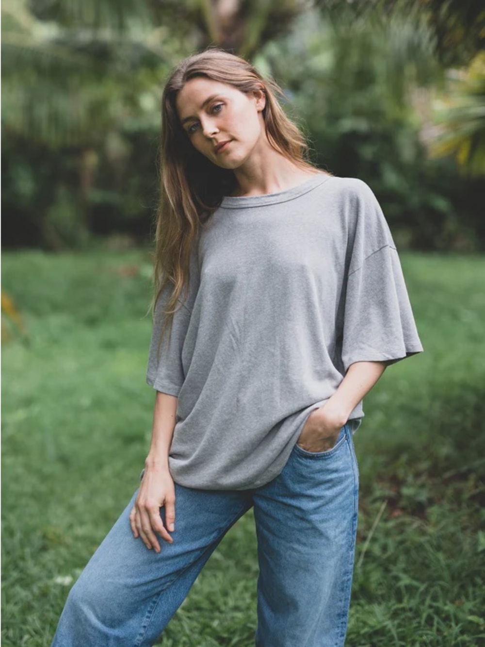 Jungmaven Vernon oversized heathered Tee